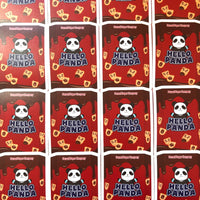 [WATERPROOF] JJK Chocolate Hello Panda Anime Vinyl Sticker Decal