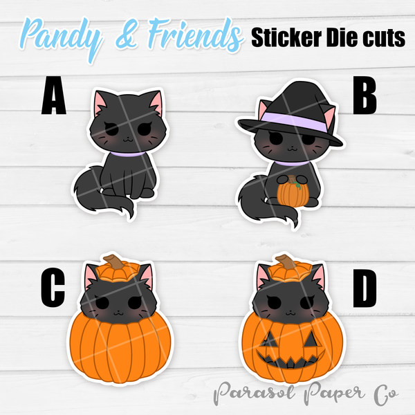 Pandy and Friends - Sticker Die Cut - Yin