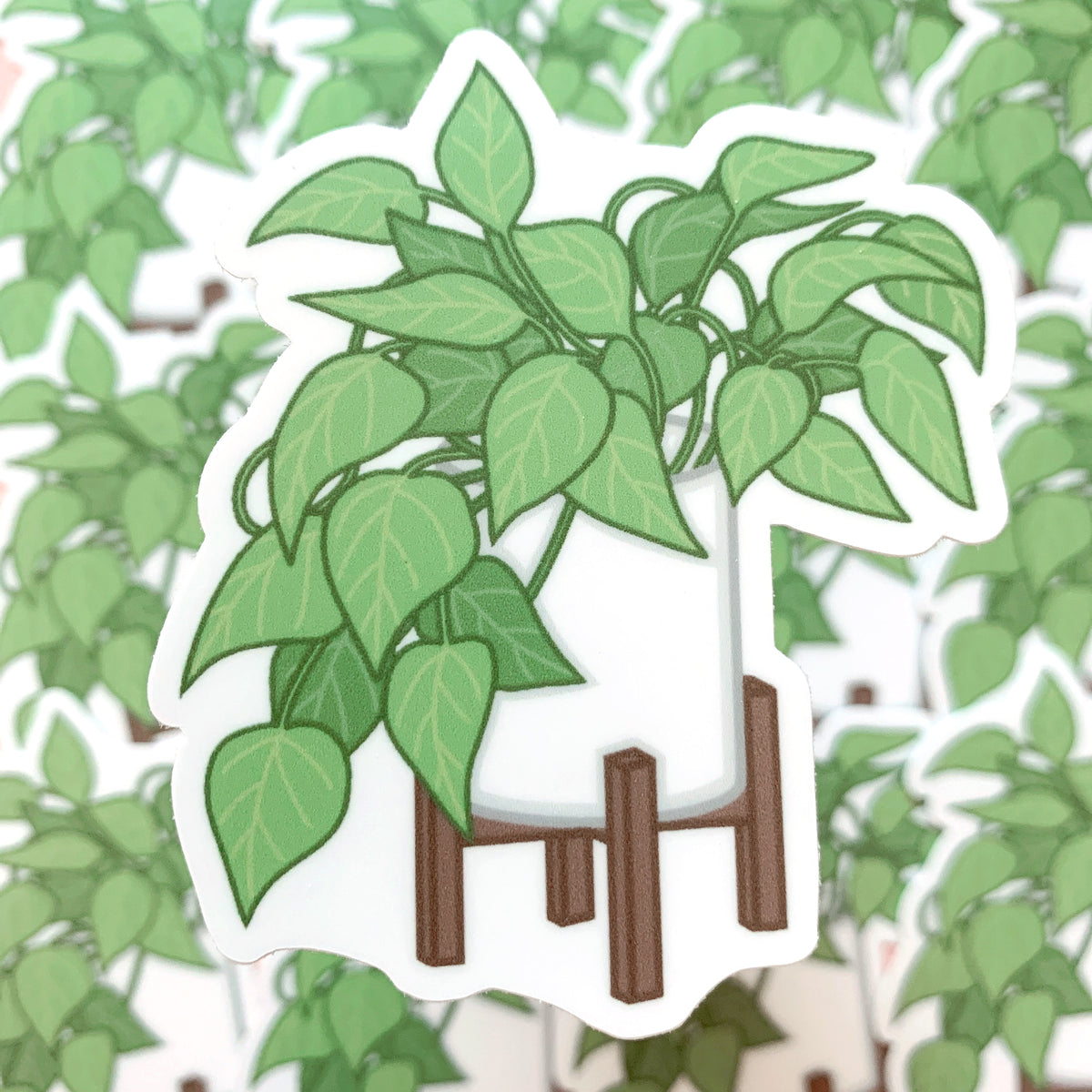 [WATERPROOF] House Plant Vinyl Sticker Decal Parasol Paper Co