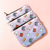 Pandy and Friends Logo Heads Mini Pouch