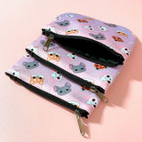 Pandy and Friends Logo Heads Mini Pouch