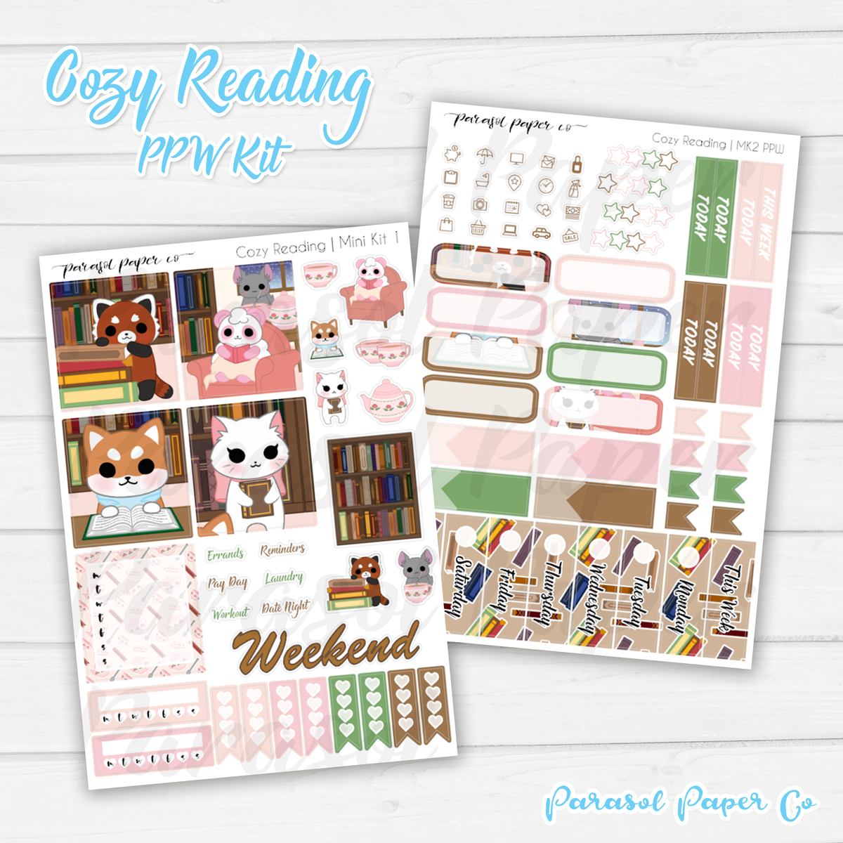 PPW Mini Kit - Cozy Reading – Parasol Paper Co