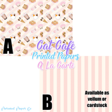 Cat Café - Vellum and Cardstock Papers