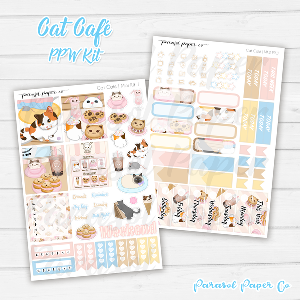 Ppw Paper PPW Mini Kit - Cat Café – Parasol Paper Co