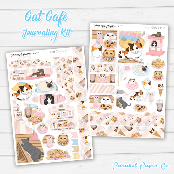 Journaling Kit - Cat Café
