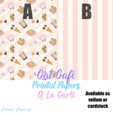 Cat Café - Vellum and Cardstock Papers