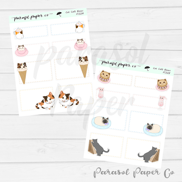 F132 - Cat Café Boxes