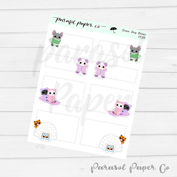 F136 - Snow Day Boxes