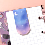 Soft Skies -- Moon Page Flag Magnetic Bookmark