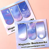 Soft Skies -- Sun Page Flag Magnetic Bookmark