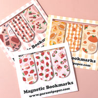 Orange Page Flag Magnetic Bookmark