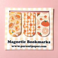 Orange Page Flag Magnetic Bookmark