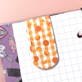 Orange Page Flag Magnetic Bookmark
