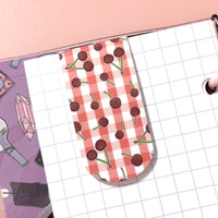 Cherry Page Flag Magnetic Bookmark