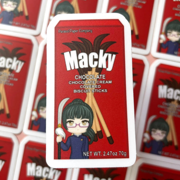 [WATERPROOF] JJK Macky Pocky Anime Vinyl Sticker Decal