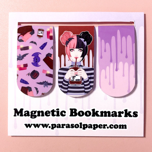 Bloodthirsty Page Flag Magnetic Bookmark