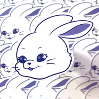 [WATERPROOF] NEWJEANS Bunny Tokki Head Logo Vinyl Sticker Decal