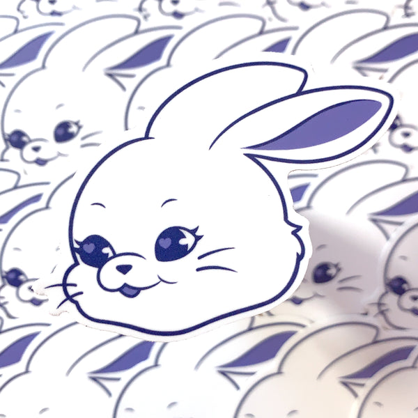 [WATERPROOF] NEWJEANS Bunny Tokki Head Logo Vinyl Sticker Decal