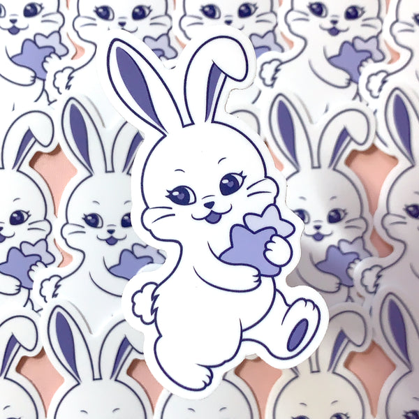 [WATERPROOF] NEWJEANS Bunny Tokki Stars Logo Vinyl Sticker Decal