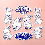 [WATERPROOF] NEWJEANS Bunny Logo Vinyl Sticker Decal
