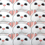 [WATERPROOF] Big Eyed Peeking Cat Meme Vinyl Sticker Decal