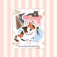 Cat Café - Sticker Die Cut Packs