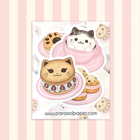 Cat Café - Sticker Die Cut Packs