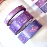 Washi Tape - 15mm/7mm Pastel Space Foiled Washi Tape Set