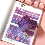 Washi Tape - 15mm/7mm Pastel Space Foiled Washi Tape Set