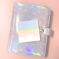 Small Memo Pad -- Rainbow Cloud Bank