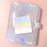 Small Memo Pad -- Rainbow Cloud Bank