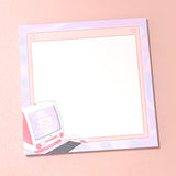 Small Memo Pad -- Y2K Computer