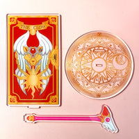 Cardcaptor Sakura -- Clow Book and Sealing Wand Acrylic Standee Washi Stand