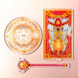 Cardcaptor Sakura -- Sakura Book and Sealing Wand Acrylic Standee Washi Stand