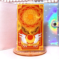 Cardcaptor Sakura -- Clow Book and Sealing Wand Acrylic Standee Washi Stand