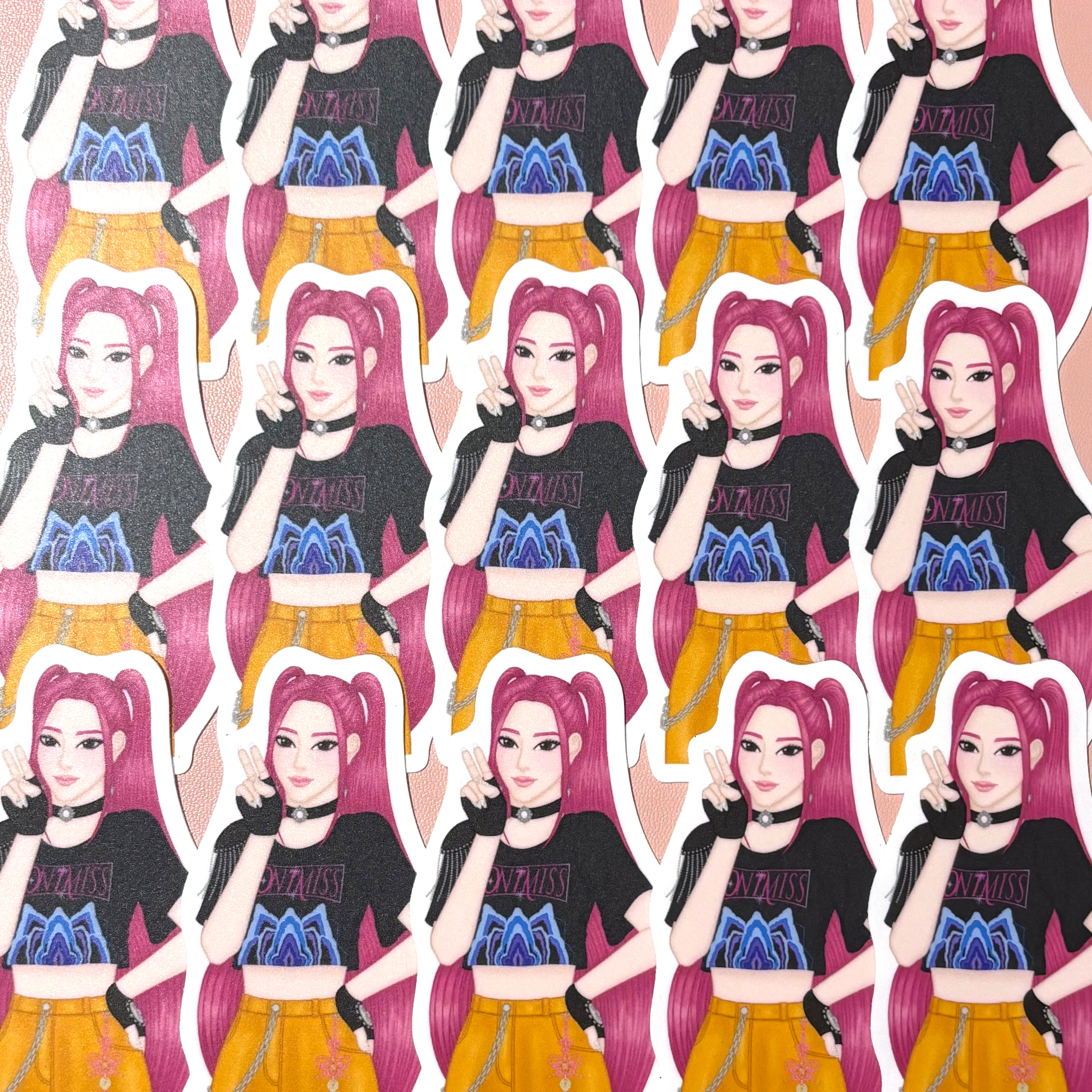 [WATERPROOF] Huntrix Vinyl Sticker Decals