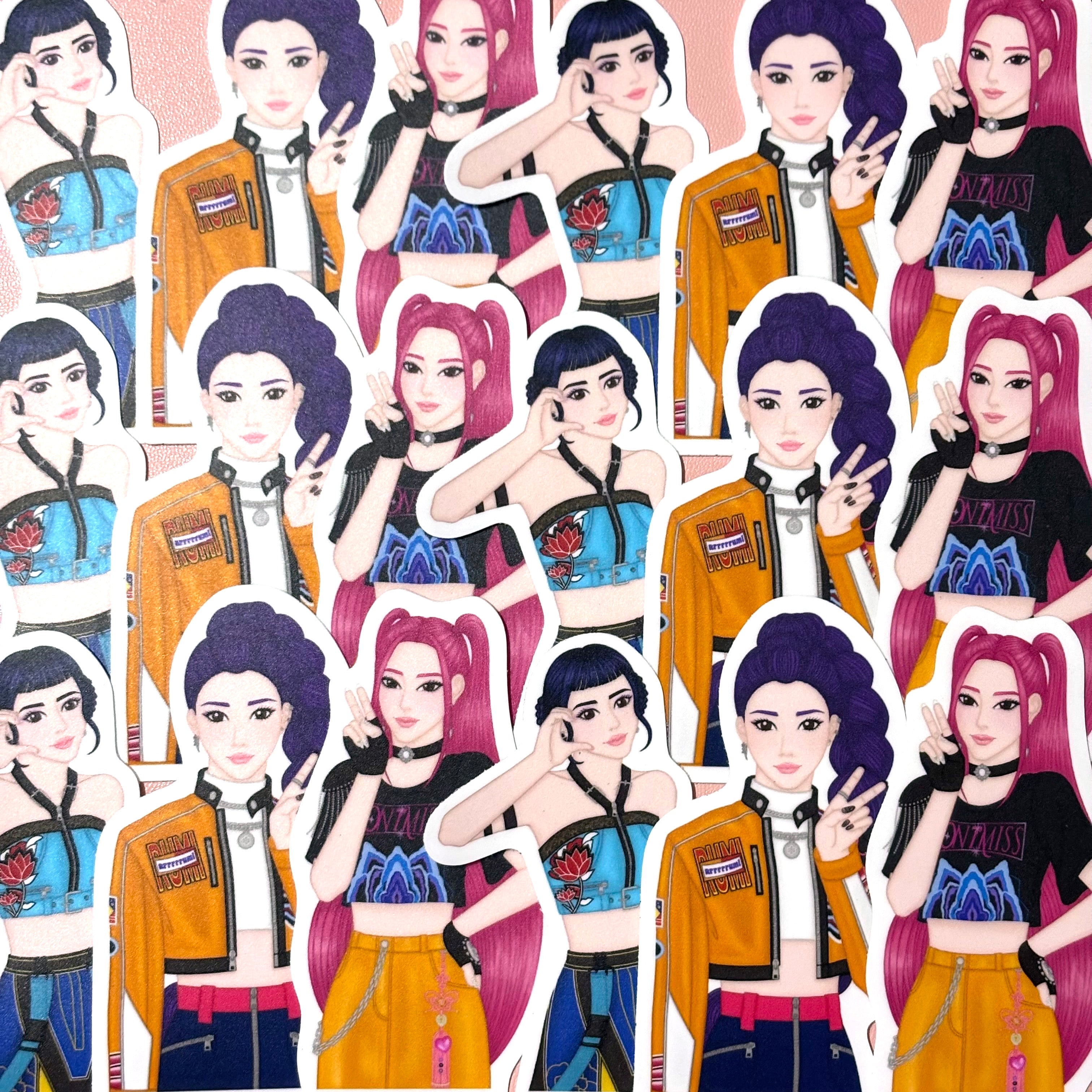 [WATERPROOF] Huntrix Vinyl Sticker Decals