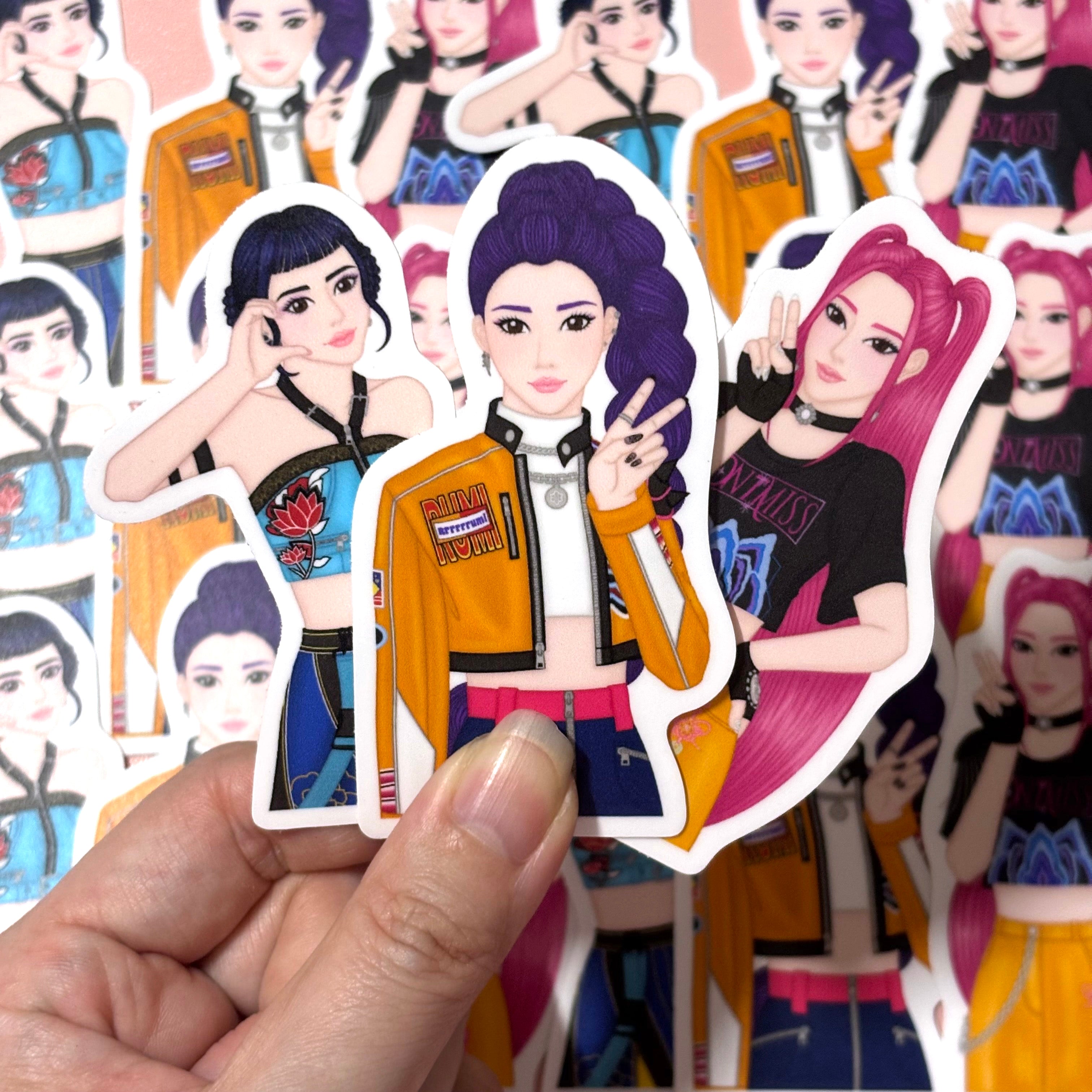 [WATERPROOF] Huntrix Vinyl Sticker Decals