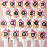 [WATERPROOF] Twice Candy Bong Logo Lightstick Vinyl Sticker Decal
