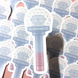 [WATERPROOF] SEVENTEEN Carat Bong Logo Lightstick Vinyl Sticker Decal