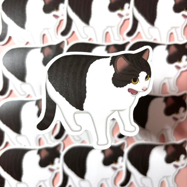 [WATERPROOF] AAAAA Screaming Cat Meme Vinyl Sticker Decal
