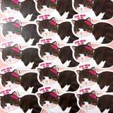 [WATERPROOF] Stop Mean to Me Sad Cat Meme Vinyl Sticker Decal