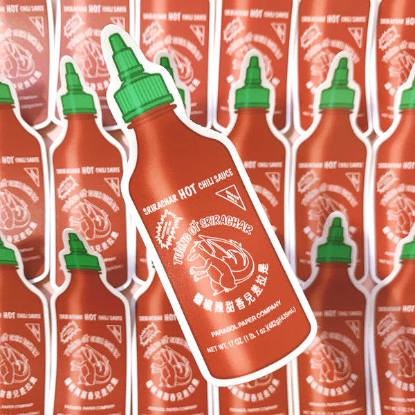 [WATERPROOF] Srirachar Charizard Sriracha Hot Chili Sauce Pokemon Meme Vinyl Sticker Decal