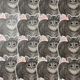 [WATERPROOF]  OIIA Spinning Cat Meme Vinyl Sticker Decal