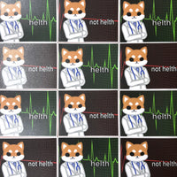 [WATERPROOF] Junior Helth Not Helth Meme Vinyl Sticker Decal