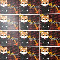 [WATERPROOF] Junior Stonks Not Stonks Meme Vinyl Sticker Decal