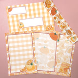 Orange Letter Set