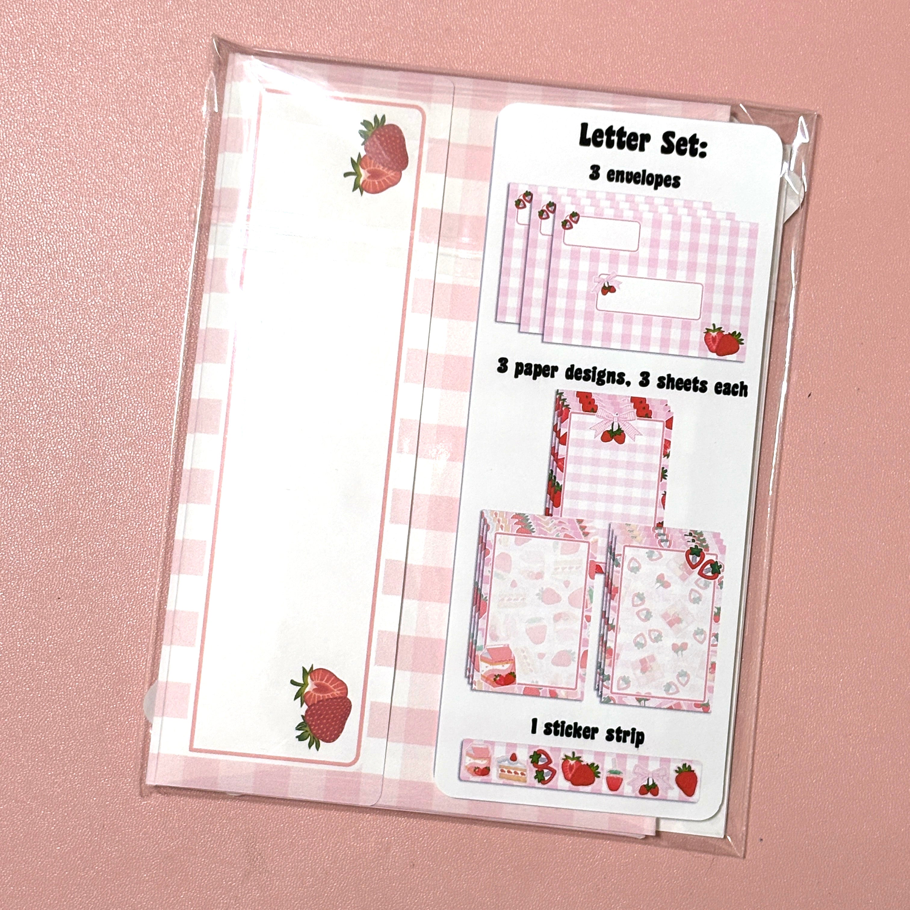 Strawberry Letter Set