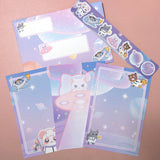 Pastel Space Letter Set