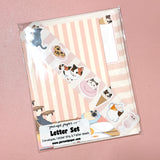 Cat Café Letter Set